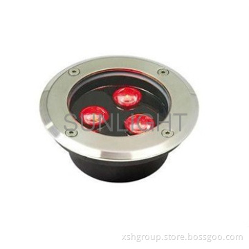 Led underground light for park and steps decoration